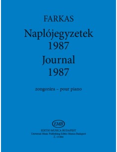 FARKAS F.-Journal 1987 per pianoforte