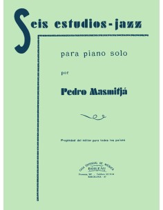 MASMITJA P.-Studi Jazz (6) per Pianoforte