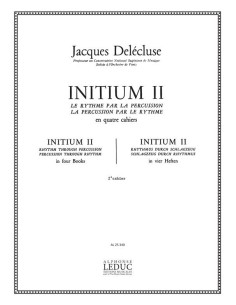 DELECLUSE J.-Initium II: Rhythm Studies for Percussion Instruments