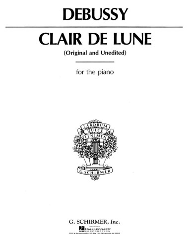 DEBUSSY C.-Moonlight per pianoforte