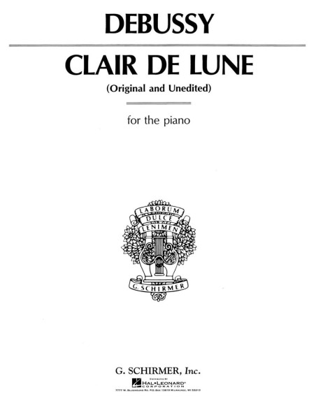 DEBUSSY C.-Moonlight per pianoforte