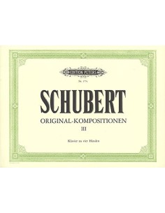 SCHUBERT F.-Original Compositions 3rd for Piano 4 hands