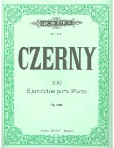CZERNY C.-Op. 139 Ejercicios para Principiantes (100) para Piano (Iberica)
