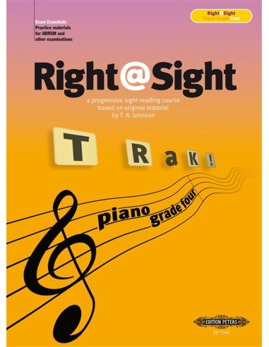 JOHNSON T.A.-Right & Sight Grade 4 (Method) für Klavier (C. Evans)
