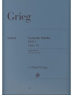 GRIEG E.-Lyrical Pieces Op.12 for Piano (Urtext)