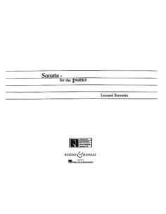 BERNSTEIN L.-Sonate pour piano