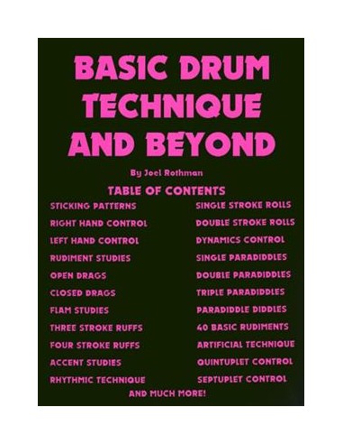 ROTHMAN Joel-Basic Drum Technique and Beyond for Drums