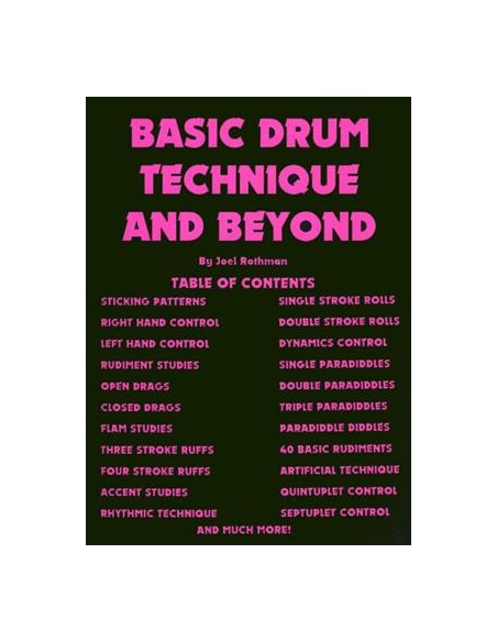 ROTHMAN Joel-Basic Drum Technique and Beyond for Drums