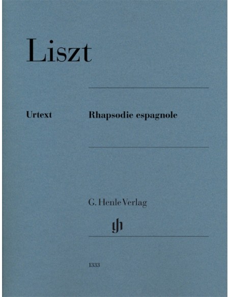 LISZT F.-Rhapsodie espagnole pour piano (Urtext)