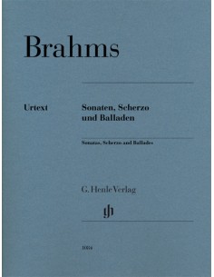 BRAHMS J.-Sonate, Scherzo e Ballate per pianoforte (Urtext) (Eich/Boyde/Vogt)