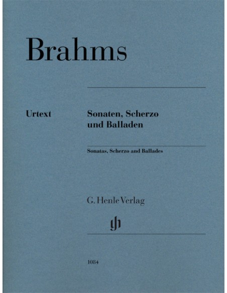 BRAHMS J.-Sonate, Scherzo e Ballate per pianoforte (Urtext) (Eich/Boyde/Vogt)