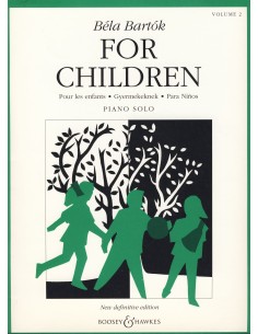 BARTOK B.-Per bambini Vol.2 per pianoforte (Urtext)