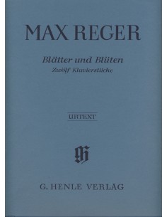REGER M.-Blatter und Blutten Op.36 (12 pièces) pour piano (Urtext)