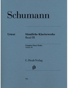 SCHUMANN R.-Complete Works 3rd for Piano (Urtext)