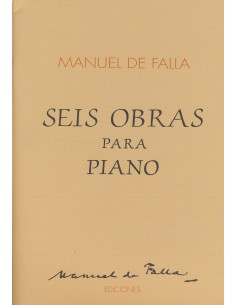 FALLA M.-Werke (6) für Klavier (Gonzalez)