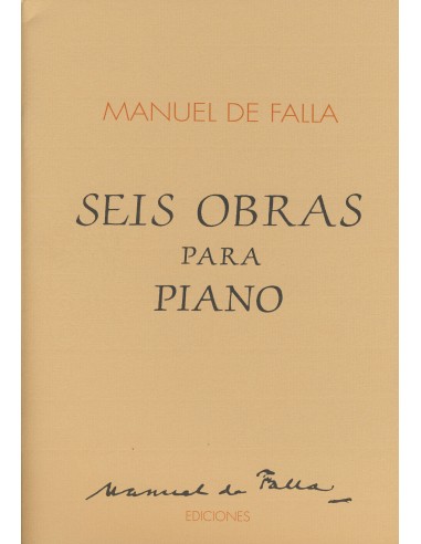 FALLA M.-Works (6) pour piano (Gonzalez)