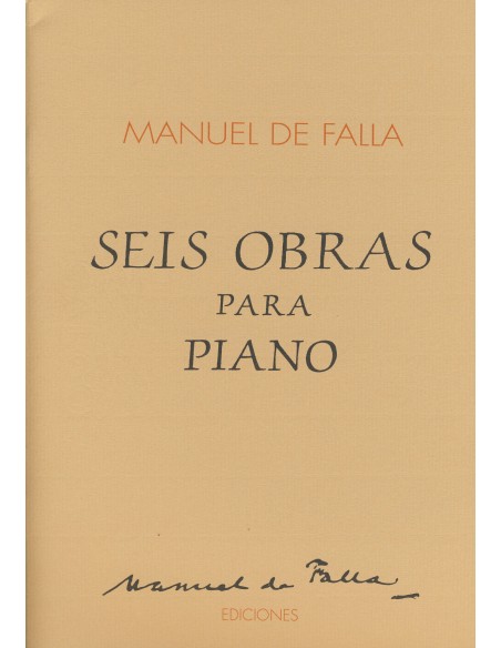 FALLA M.-Works (6) pour piano (Gonzalez)