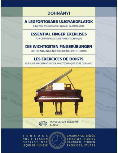 DOHNANYI E.-Essential Finger Exercises for Piano