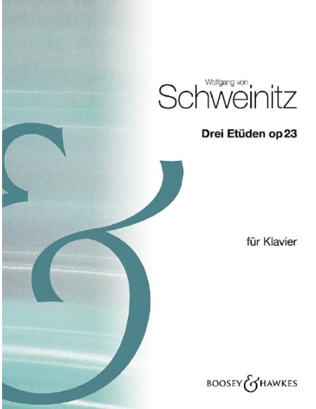 SCHWEINITZ W.-Studies (3) Op.23 per pianoforte