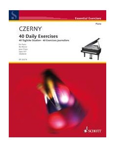 CZERNY C.-Op. 337 Tagesübungen (40) für Klavier (Mahlert)