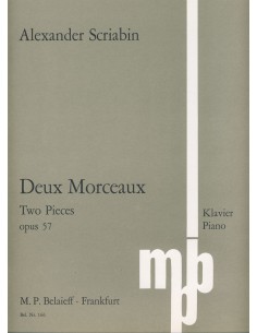 SCRIABIN A.-Piezas (2) Op.57 para Piano