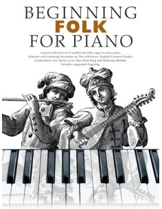 VARIOS-Beginning Folk pour piano (Harrop)