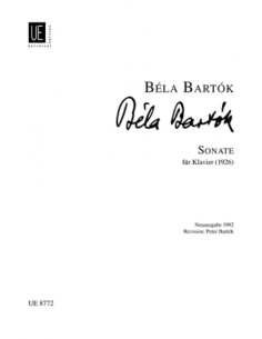 BARTOK B.-Sonate (1926) pour piano (P.Bartok)