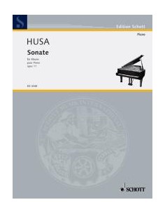 HUSA K.-Sonate op.11 pour piano
