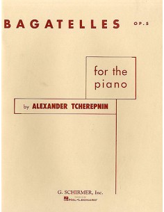 TCHEREPNIN A.-Bagatelas Op.5 para Piano