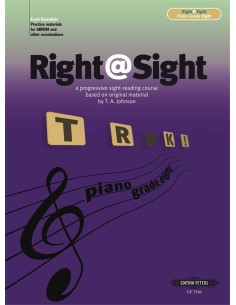 JOHNSON T.A.-Right & Sight Grade 8 (Method) for Piano (C. Evans)