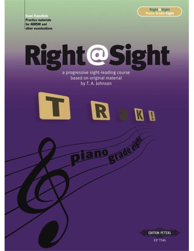 JOHNSON T.A.-Right & Sight Grade 8 (Method) für Klavier (C. Evans)