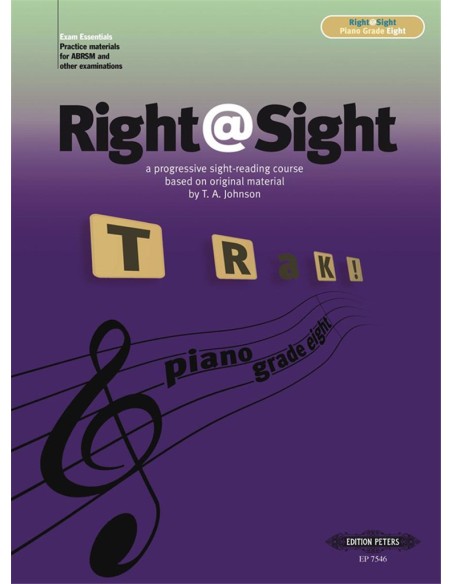 JOHNSON T.A.-Right & Sight Grade 8 (Method) für Klavier (C. Evans)