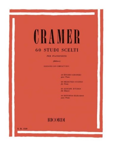 CRAMER J.B.-Selected Studies (60) for Piano (Bulow)