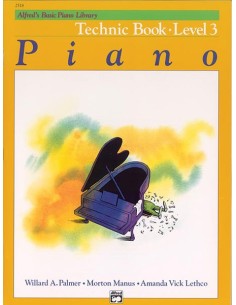 ALFRED-Basic Piano Course: Technic Book 3 for Piano (Palmer/Manus/Lethco)