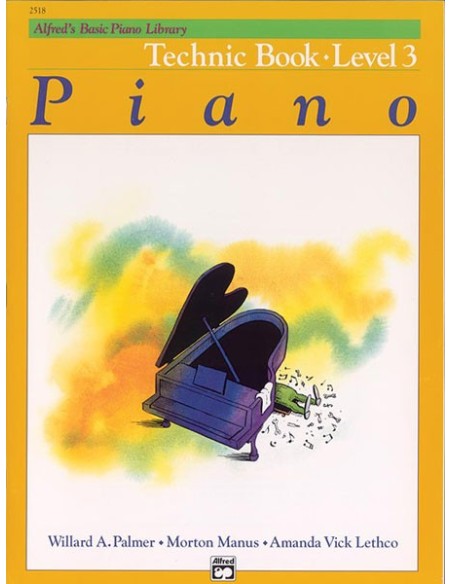 ALFRED-Basic Piano Course: Technic Book 3 for Piano (Palmer/Manus/Lethco)
