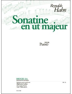 HAHN R.-Sonatine en do majeur pour piano