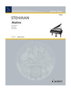 STEHMANN J.-Matins für Klavier