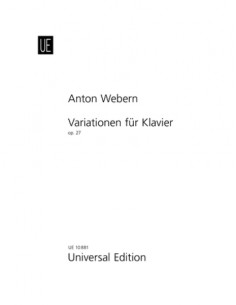 WEBERN A.-Variations Op.27 for Piano