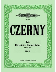 CZERNY C.-Op. 261 Grundstufe (125) für Klavier (Iberisch)