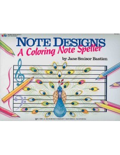 BASTIEN J.-Note Designs A Coloring Note Speller for Piano