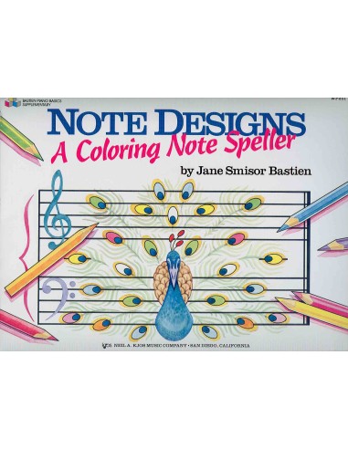 BASTIEN J.-Note Designs A Coloring Note Speller for Piano