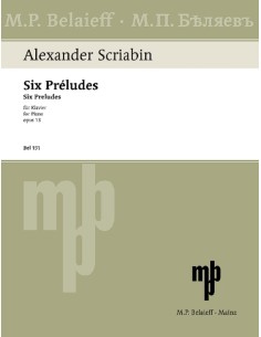 SCRIABIN A.-Preludios (6) Op.13 para Piano