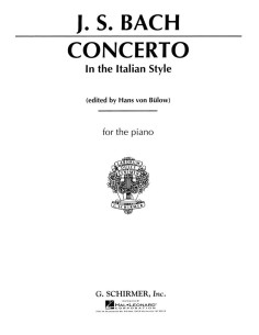 BACH J.S.-Concierto Italiano (BWV:971) para Piano (Bulow)
