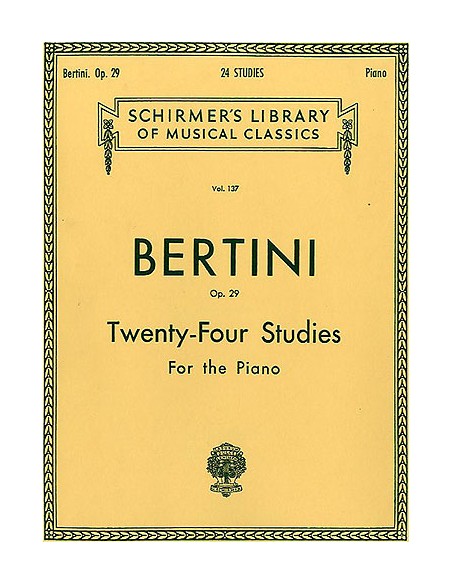 BERTINI H.-Studi Op. 29 per pianoforte (Vogrich)