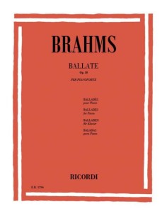 BRAHMS J.-Baladas (4) Op.10 para Piano