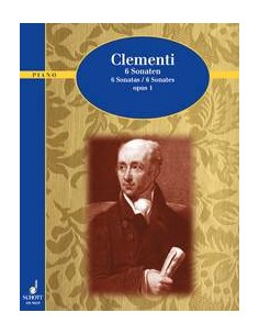CLEMENTI M.-Sonate (6) Op.1 per pianoforte (Patrick)