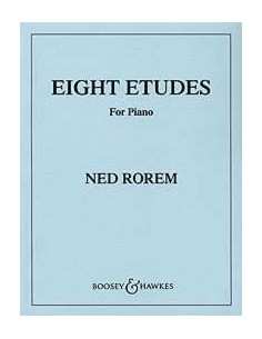 ROREM N.-Etüden (8) für Klavier