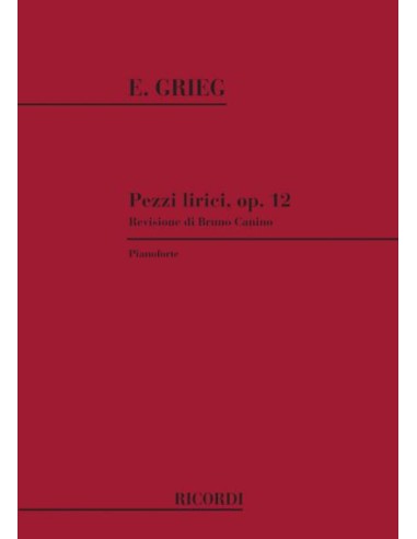 GRIEG E.-Lyrical Pieces Op.12 for Piano