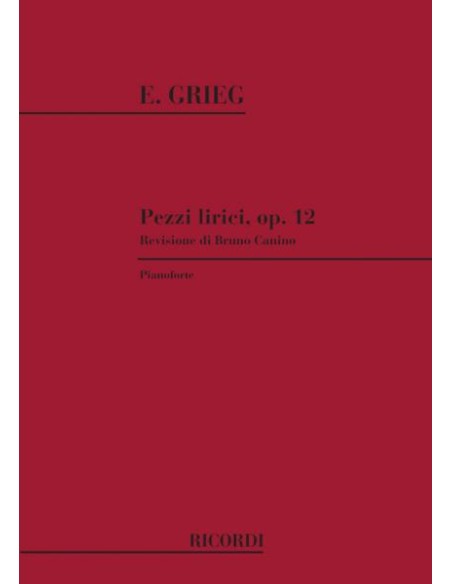 GRIEG E.-Lyrical Pieces Op.12 for Piano