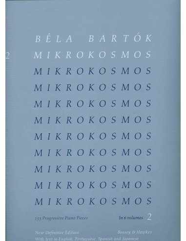 BARTOK B.-Mikrokosmos 2° per pianoforte